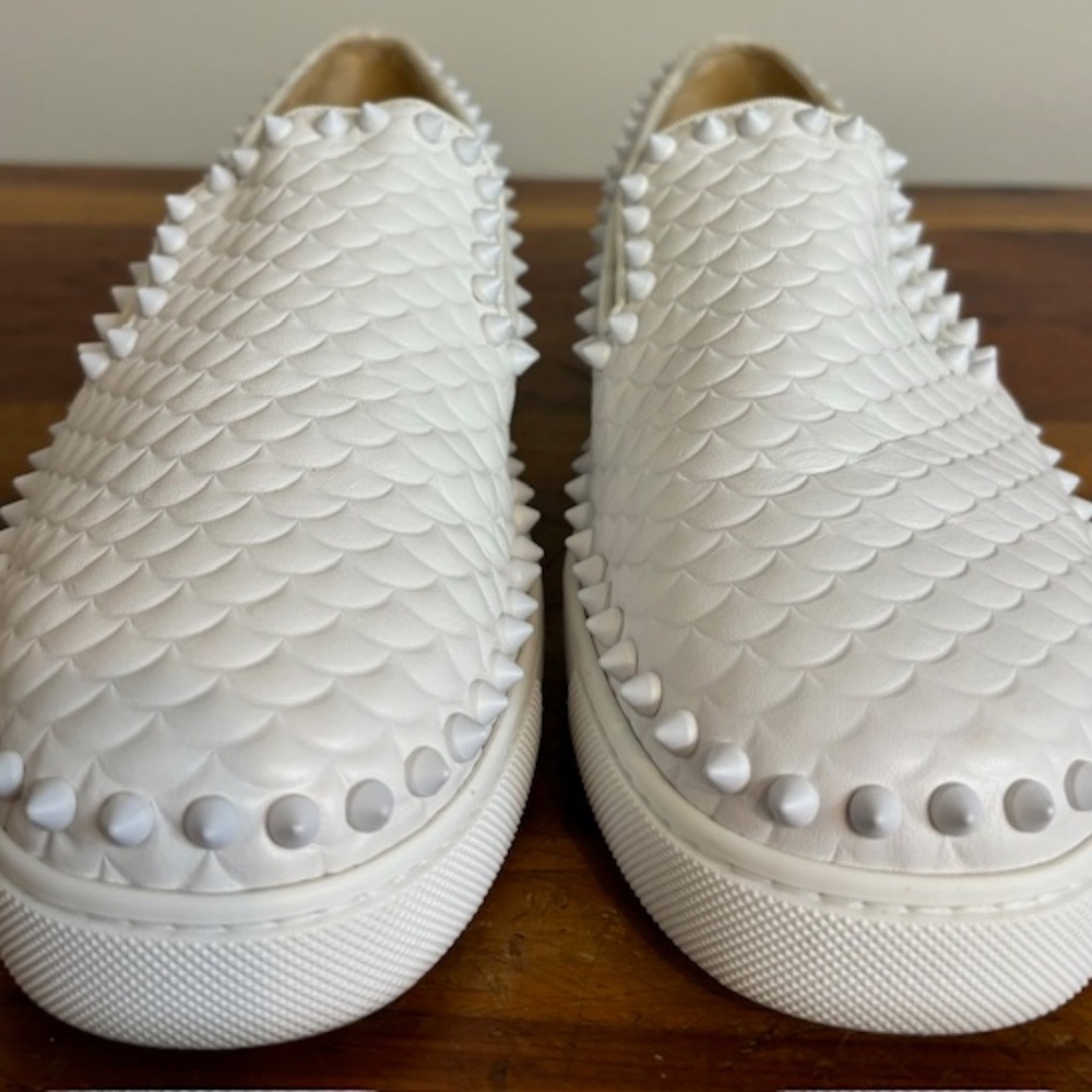 Louis Vuitton White Boat Shoe